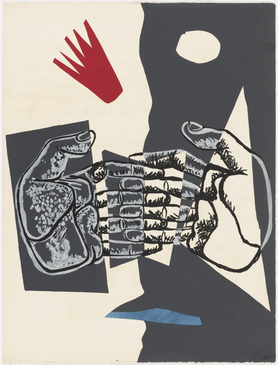 Le Corbusier (Charles-Édouard Jeanneret). Plate (page 49) from Le Poème de l'angle droit (The Poem of the Right Angle). 1947–53, published 1955