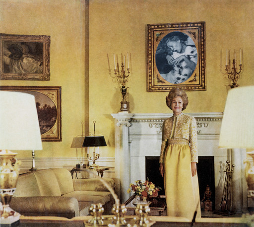 Martha Rosler. First Lady (Pat Nixon) from the series House Beautiful: Bringing the War Home. c. 1967-72