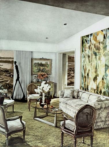 Martha Rosler. House Beautiful: Giacometti from the series House Beautiful: Bringing the War Home. c. 1967-72