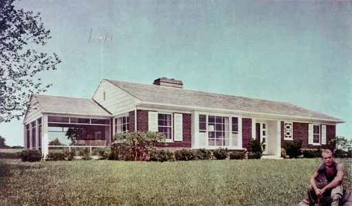 Martha Rosler. Tract House Soldier from the series House Beautiful: Bringing the War Home. c. 1967-72