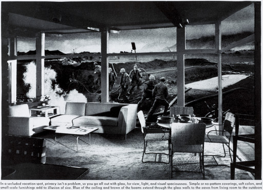 Martha Rosler. Vacation Getaway from the series House Beautiful: Bringing the War Home. c. 1967-72