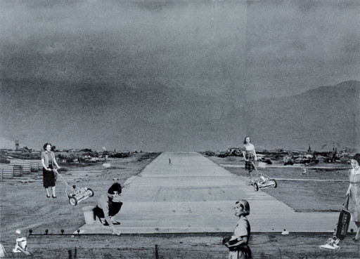 Martha Rosler. Runway from the series House Beautiful: Bringing the War Home, in Vietnam. c. 1967-72