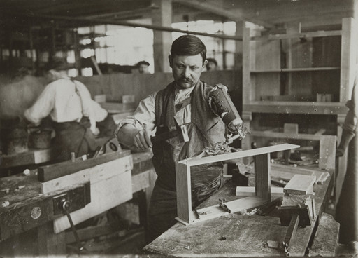 Red Cross Institute for Crippled and Disabled Men. French War Veteran. c. 1919