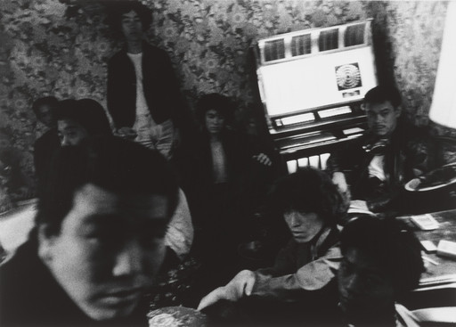 Daidō Moriyama (森山 大道). Midnight Snackbar, Yokohama. 1970