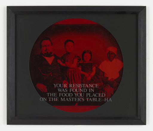 Carrie Mae Weems. Your Resistence was Found in the Food You Placed on the Master's Table-Ha. 1995-96