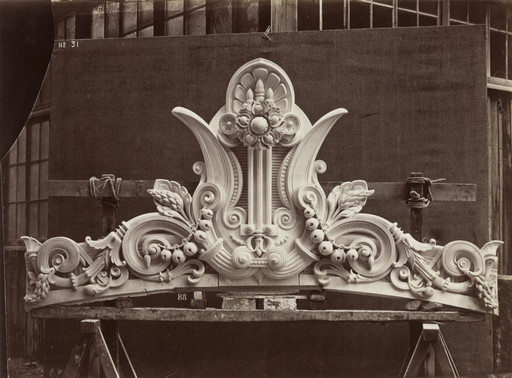 Louis-Émile Durandelle. Untitled from the album Sculpture ornementale, le Nouvel Opèra de Paris (Ornamental Sculpture of the New Paris Opera). 1865-72