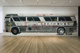 Mason Williams, Various Artists, Photograph by Max Yavno. Bus (Copy signed by artists from the Word and Image exhibition, 1968). 1967–1968