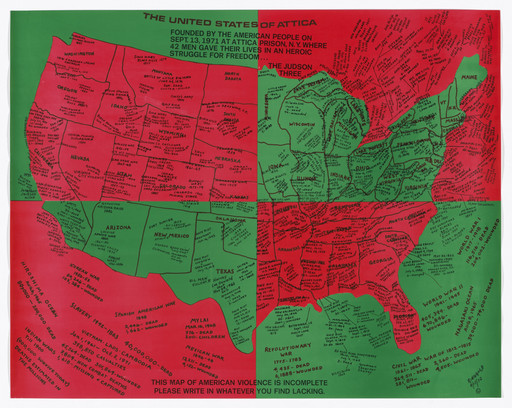 Faith Ringgold. United States of Attica. 1972