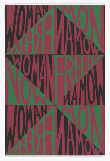 Faith Ringgold. Woman Freedom Now. 1971