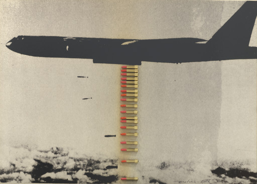 Wolf Vostell. B 52 Lipstick Bomber. 1968