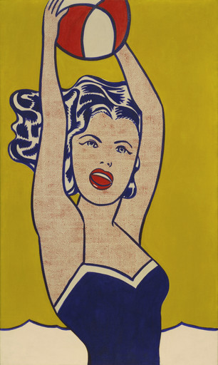 Roy Lichtenstein. Girl with Ball. 1961