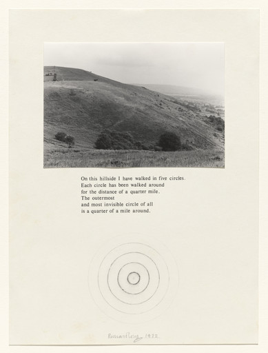 Richard Long. On this Hillside.... 1972