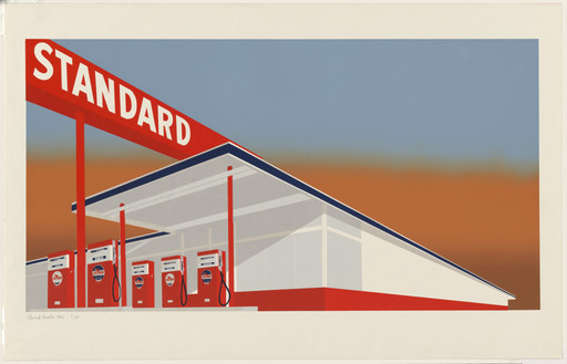 Edward Ruscha. Standard Station. 1966