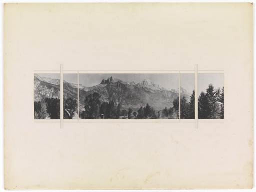 Ludwig Mies van der Rohe. Resor House project, Jackson Hole, Wyoming (Landscape view from living room). 1937-1938