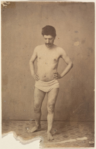Unidentified photographer. Untitled (portrait of the model for Cezanne's painting "The Bather"). c. 1885