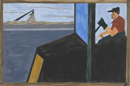 Jacob Lawrence. The World War had caused a great shortage in Northern industry and also citizens of foreign countries were returning home. 1940-41