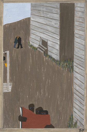 Jacob Lawrence. In many of the communities the Negro press was read continually because of its attitude and its encouragement of the movement. 1940-41