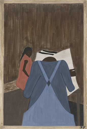 Jacob Lawrence. The Negro press was also influential in urging the people to leave the South. 1940-41