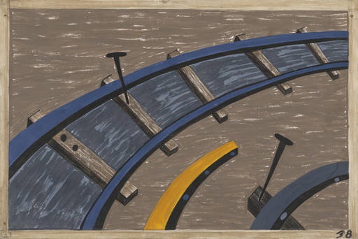 Jacob Lawrence. They also worked in large numbers on the railroad. 1940-41
