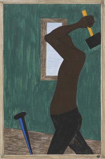 Jacob Lawrence. The Negro was the largest source of labor to be found after all others had been exhausted. 1940-41