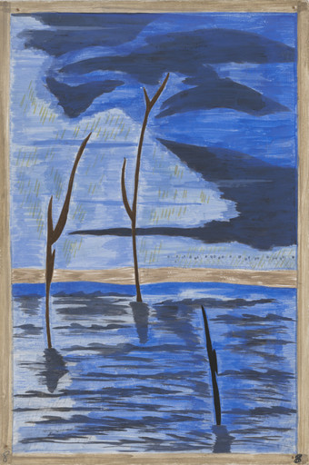 Jacob Lawrence. They did not always leave because they were promised work in the North. Many of them left because of Southern conditions, one of them being great floods that ruined the crops, and therefore they were unable to make a living where they were. 1940-41