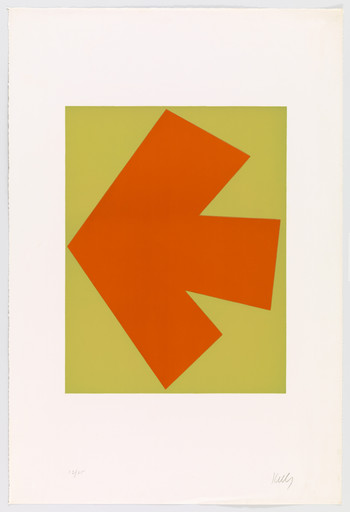 Ellsworth Kelly. Orange over Green (Orange sur vert) from Suite of Twenty-Seven Color Lithographs. 1964–65