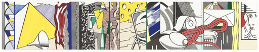 Roy Lichtenstein. Final Study for Greene Street Mural. 1983