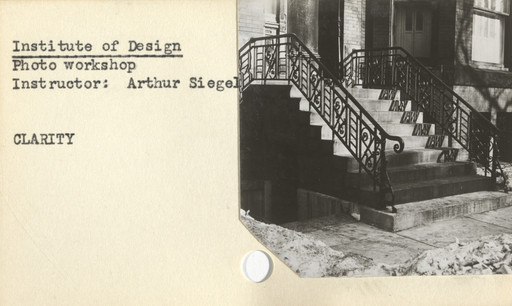 Arthur Siegel, Institute of Design. Untitled instructional card. c. 1946