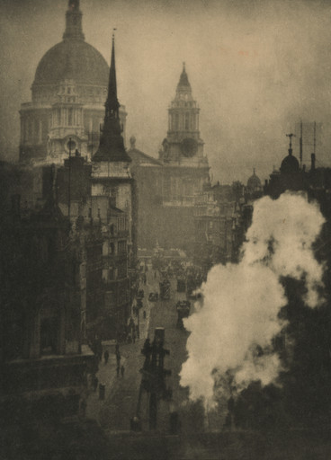 Alvin Langdon Coburn. St. Paul's From Ludgate Circus, London. 1905