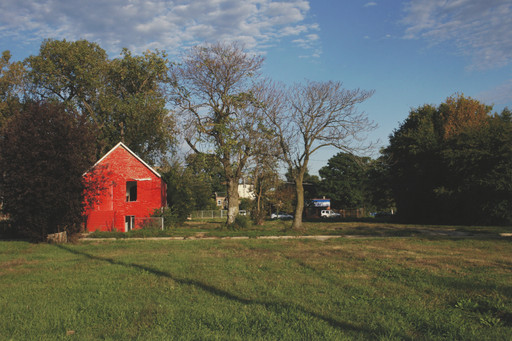 Amanda Williams. Harold's Chicken Shack, from the Color(ed) Theory Suite. 2014-2016
