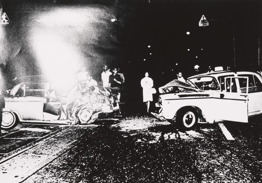 Daidō Moriyama (森山 大道). Midnight Accident, Tokyo. 1969