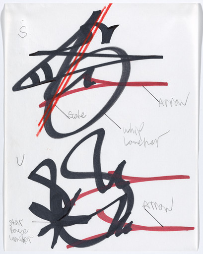 Rammellzee. Alphabet. c. 1986