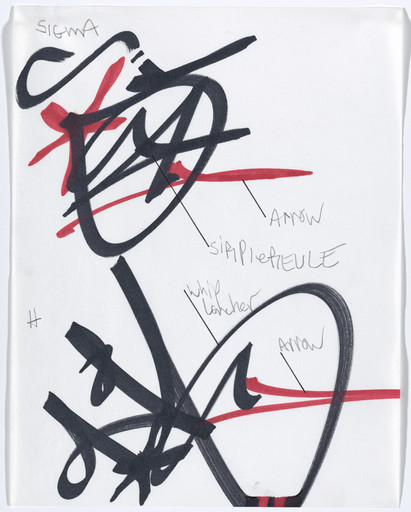 Rammellzee. Alphabet. c. 1986