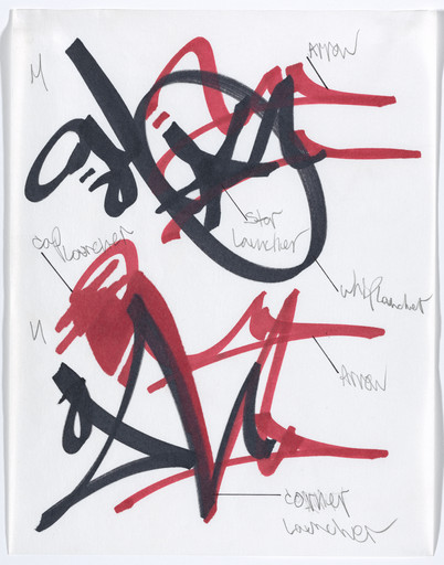 Rammellzee. Alphabet. c. 1986