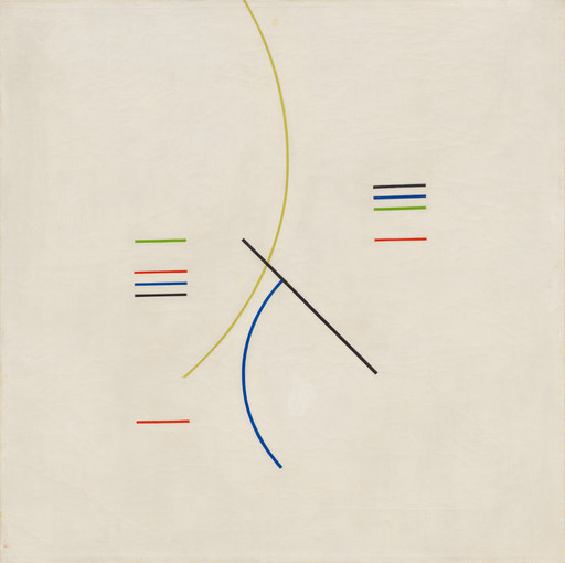 Alfredo Hlito. Curves and Straight Series. 1948