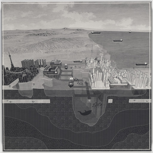 Rania Ghosn, El Hadi Jazairy. After Oil (Strait of Hormuz Grand Chessboard). 2016