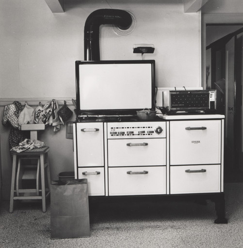 Joanne Leonard. Stove and Paper Bag, Kitchen, Berkeley, CA. c. 1972-75