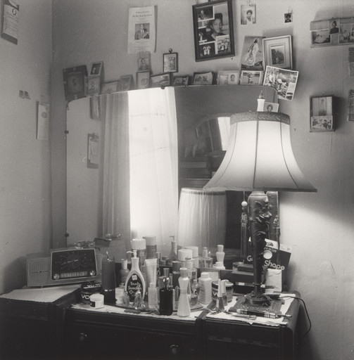 Joanne Leonard. Dressing Table, Corean's Home, West Oakland, CA. c. 1963-72