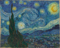 Vincent van Gogh. The Starry Night. Saint Rémy, June 1889