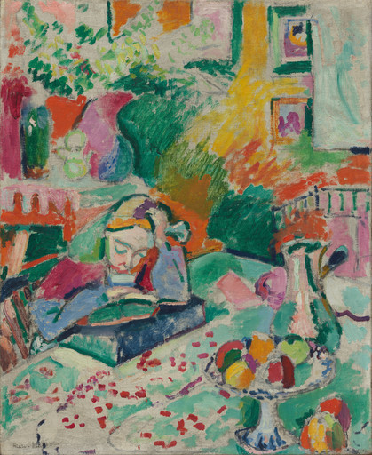 Henri Matisse. Interior with a Young Girl (Girl Reading). Paris 1905-06