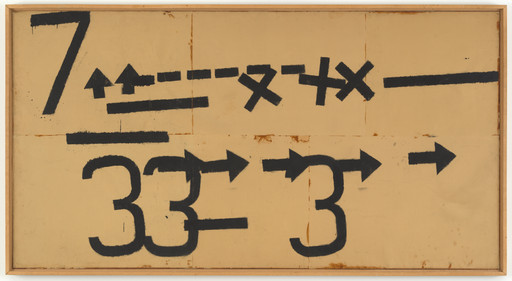 Jannis Kounellis. Untitled (7 x 33). 1959