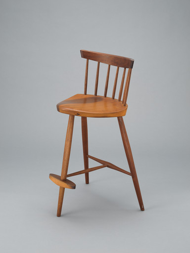 George Nakashima. Three-Legged (Mira) Stool. c. 1950