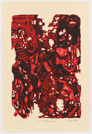Eldzier Cortor. L'Abbatoire No. VI (The Slaughterhouse No. VI). c. 1955