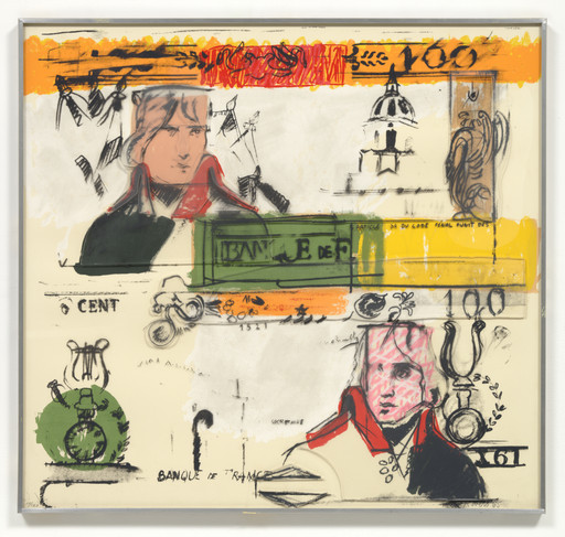 Larry Rivers. Double French Money from Four on Plexiglas. 1965, published 1966