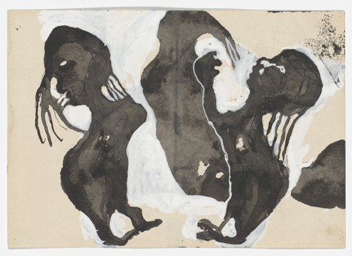 Kamala Ibrahim Ishag. Untitled from Figures and Spirits. c. 1970