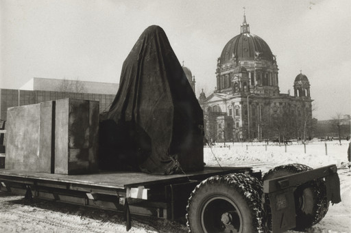 Sibylle Bergemann. The Lustgarten, Berlin Cathedral, Berlin, Germany. February 1986