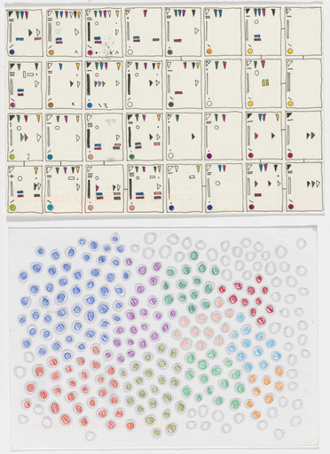 Giorgia Lupi, Stefanie Posavec. Dear Data: Week 26 (Workspace / A Week of Workspace). 2015