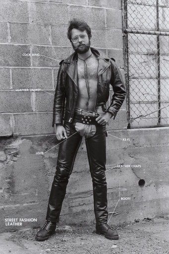 Hal Fischer. Street Fashion: Leather. 1977