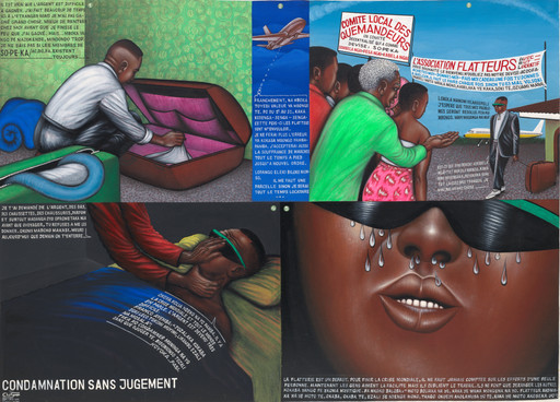 Chéri Samba. "Condemnation without Trial". 1989-90