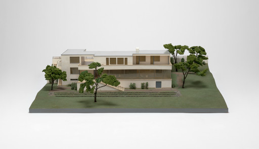 Ludwig Mies van der Rohe. Tugendhat House, Brno, Czech Republic (Scale model of final version, 1:30). 1928-1930